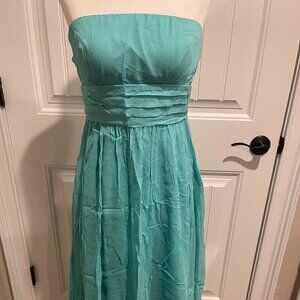 J Crew Chiffon Strapless Dress